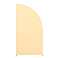 Backdrop Stand Set,Half Moon Shape Elastic Scalability Arch Backdrop Stand Cover
