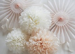 10PC Tissue Paper Pom Poms Flower Balls Wedding Decoration Party Baby Shower