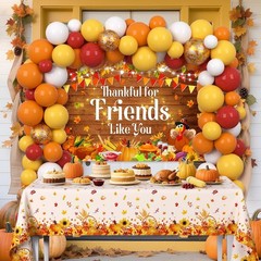 Happy Friendsgiving Party Decorations, Thanksgiving Harvest Balloons Garland …