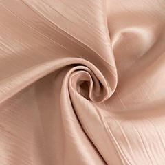 BEIGE Crinkle Crushed Taffeta Banquet CHAIR COVER Party Wedding Events Decor