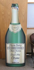 Personalized Life Size Champagne Bottle Sign – Wedding, Shower, Engagements