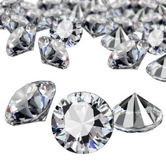 30mm Clear Acrylic Diamonds – Big Crystals for Wedding Decor, Table Scatter, Vas