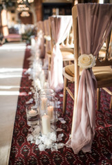 CHAIR COVER WEDDING DÉCOR DRAPING CHIFFON VERTICAL DRAPES VARIOUS COLOURS