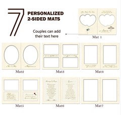 A’arkaJ 5×7 4×6 Wedding Frame – Mr. & Mrs. Picture 4×6, White (Wedding)