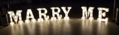 Proposal Package Marry Me Letters 1000 Rose Petals 50 Candles& 2 Champagne Glass