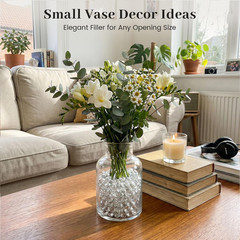 Fake Diamonds, 2000 PCS Mini Loose Diamonds Fake Crystals Rhinestones for Vase F