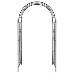 Outdoor Steel Garden Archway Trellis For Roses&Vine Climbing Plant Stand 89.5in