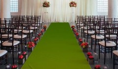 50 ft Satin Aisle Runner 60″ wide 100% Seamless Fabric Wedding 20 Colors