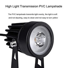 SUNLONG Solar-Powered Cast Aluminium Warm White LED Spotlight for Outdoor Gar…