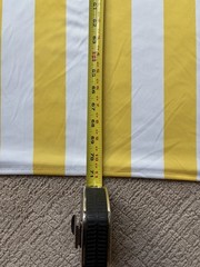 Arch Backdrop Cover Yellow And White Striped Bridal Baby Shower Party