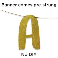 Pre-Strung Talk Thirty To Me Teal Glitter Banner – Funny 30th Birthday Decora…