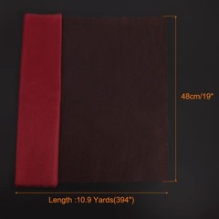 19″ by 10.9 Yard Tulle Fabric Backdrop Curtains for Decor Wedding, Wine Red