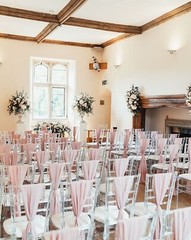CHAIR COVER WEDDING DÉCOR DRAPING CHIFFON VERTICAL DRAPES VARIOUS COLOURS