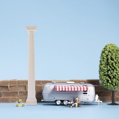 6pcs Mini Roman Column Mini Resin Roman Pillar Statue DIY Pillar Statue for W…