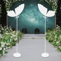 2PCS Butterfly Wedding Light, 110V Aisle Decor Light, 48W T-stage Guidance Light