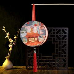 Chinese Retro Portable Spring Festival Lantern Hanfu Decor Photography Tool NEW