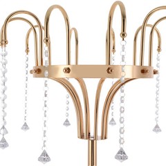 10 Pendants Flower Holder for Wedding, Crystal Flower Stand Wedding Centerpieces