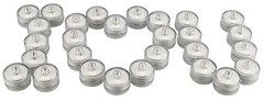 Waterproof Wedding Submersible Battery LED Tea Lights Underwater Sub Light 36pcs