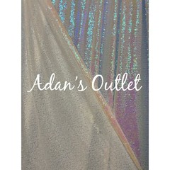 (2) Iridescent 6ftx8ft Sequined Backdrop Wedding Party Decorations