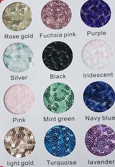 (2) Iridescent 6ftx8ft Sequined Backdrop Wedding Party Decorations