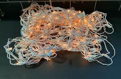 8ft Pre-Lit Arch Warm White Lights Metal Steel Construction Wedding Lighted 2001