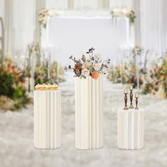 Foldable Cardboard Centerpiece Display,Wedding Centerpieces Cardboard Vases 3pc