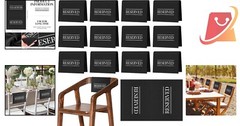 Reserved Signs Polyester 30x45cm 12 Pcs Reusable for Weddings Events Church