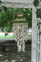 Beach Wedding Archway Hanging Seashell Decor Large Oyster Mobile, Oyster Expo