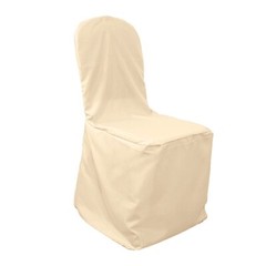 50 Beige Polyester BANQUET CHAIR COVERS Wedding Party Reception Decorations