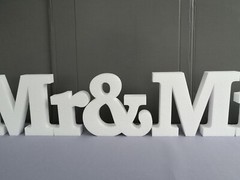 Lettering “Mr & Mrs” letters 30-50 cm proposal engagement wedding display