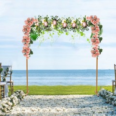 2×2m Flowers/Balloons Stand, Adjustable Wedding Stand, Iron Square Arch Stand