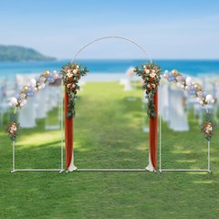 3 Pcs Stand Metal Shelf Wedding Balloon Backdrop Rack Venue Decor Frame Outdoor