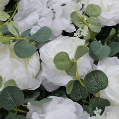 24″ X 16″ Artificial flower panels Floral Backdrop Silk Rose Wall Home Decor