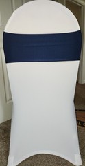 94 Navy Blue Stretch Sash Bands