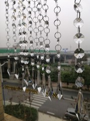 20Pcs Acrylic Beads Garland Chandelier Hanging Wedding 50CM Party Decortion