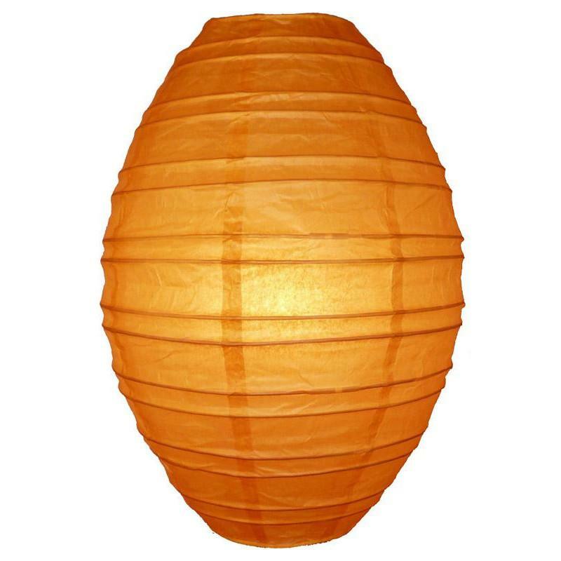 Orange Kawaii Paper Lantern