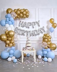 6IN1 Balloon Arch Stand Kit Adjustable Balloon Column Stand with Base, 10.8ft