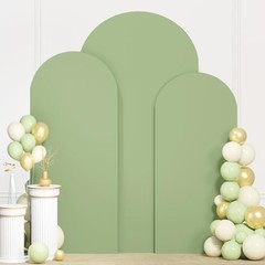 Arch Cover Wedding Arch Cover 6FT 6.6FT 7.2FT Arch 6FTx6.6FTx7.2FT Sage Green