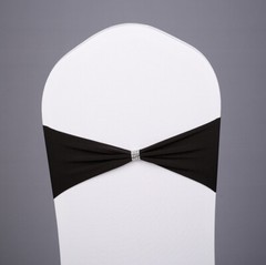 10 PCS Spandex Stretch Solid Plain Chair Sashes Wedding Party Banquet Decor