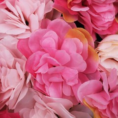 Floral Backdrop Wedding Party Decor 6pcs Artificial Flower Wall Panels 60*40cm