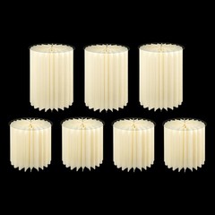 7pcs Foldable Paper Cake Display Stand Cylinder Flowers Stand Decorative Column