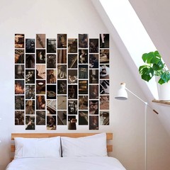 54PCS Dark Academia Wall Collage Kit – Vintage Aesthetic Posters for Room