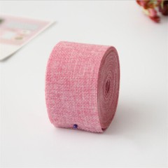 10 Meters Natural Burlap Jute Hessian Ribbon Roll Garland Wedding Decor 5cm Wide