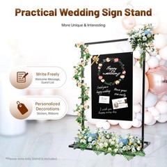 Easel Stand for Wedding Sign Poster, Instant Display Easel, Metal Art Easel
