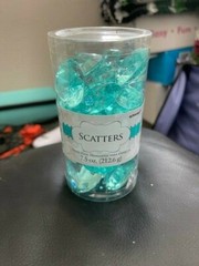 Blue Gems – Jumbo/Assorted sizes for Vase Decorations & Table Scatter 7.5oz New!