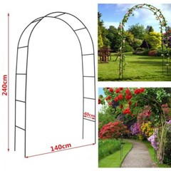 Wedding Garden Arch Arbor Trellis Archway for Climbing Plants Rack Outdoor Lawn