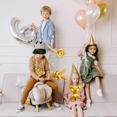 Metallic Long Balloons Art Kit for Twisting, Chrome 260pcs Skinny Modeling Ba…
