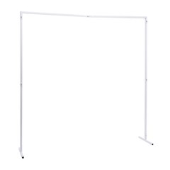 Square Arch Backdrop 2m × 2m White Galvanized Iron Wedding Party Stand