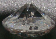 Place Card Holders Set of 8 His & Hers Brand Acrylic Diamond Shape Wedding Decor