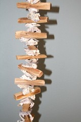 DIY Natural Beach Wedding Decor Driftwood Oyster Shells Garland, 33″+ G-83